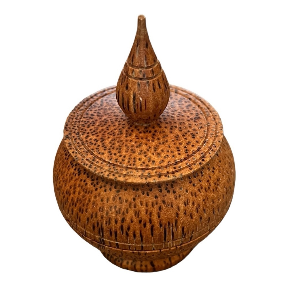 Vintage Wooden Small Trinket Box